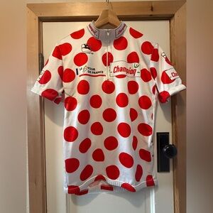 Vintage Giordana Tour De France 1995 Polka Dot Jersey